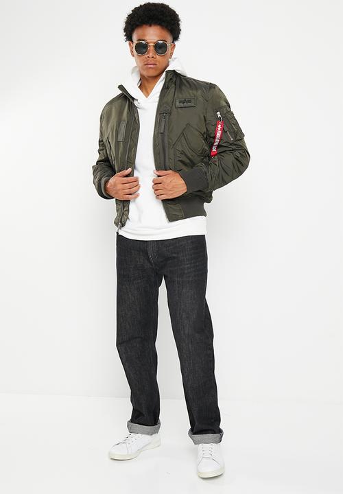 Alpha Industries - Engine jacket embroidered patch - rep grey