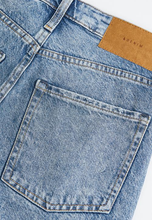 H&M - Mom comfort ultra high jeans - denim blue I