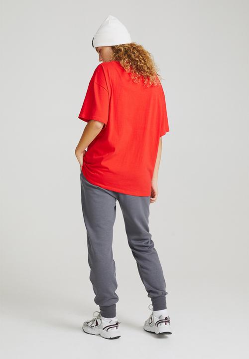 H&M - Oversized printed T-shirt - red/orlando