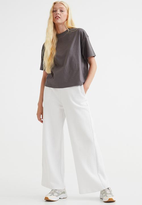 H&M - Boxy T-shirt - dark grey
