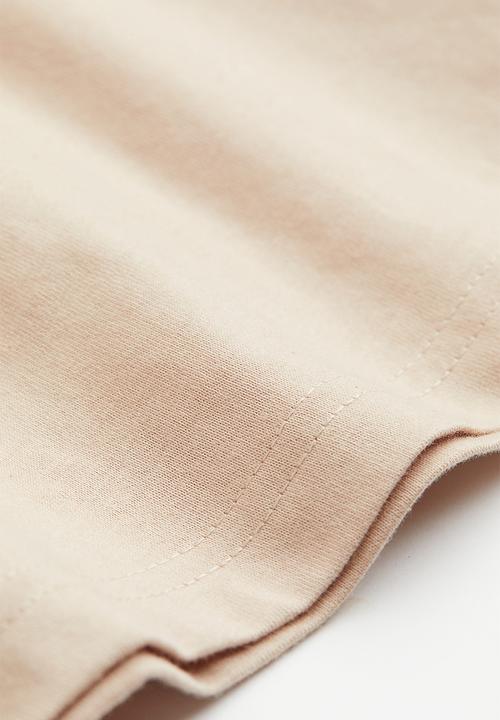 H&M - Boxy T-shirt - beige