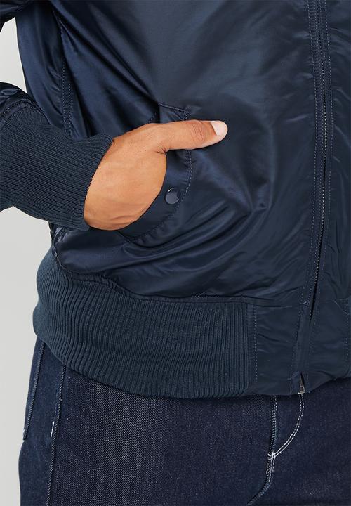 Alpha Industries - Ma 1 dtec se hood jacket - rep blue