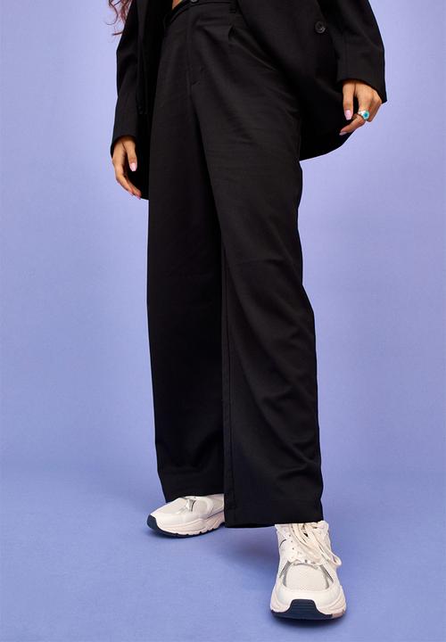 H&M - Wide trousers - black