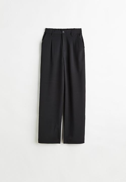 H&M - Wide trousers - black