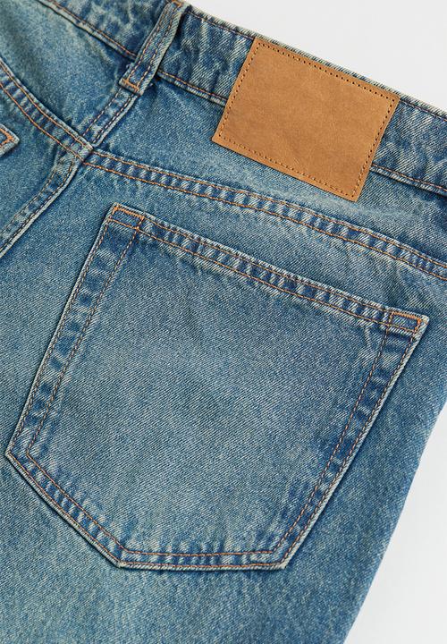 H&M - Wide low waist jeans - denim blue
