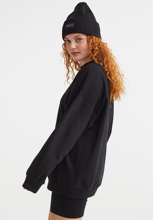H&M - Oversized sweatshirt - black