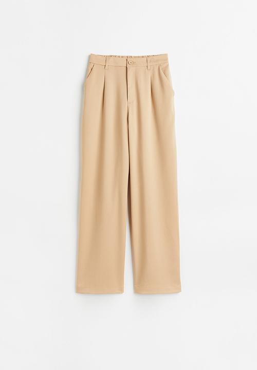 H&M - Wide trousers - beige