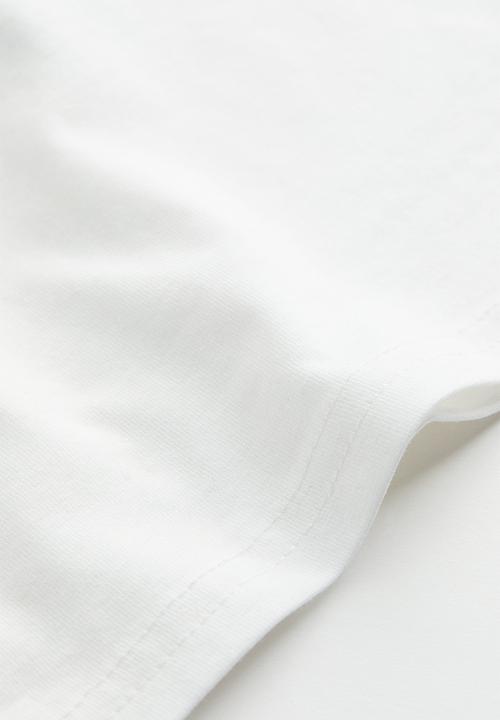 H&M - Halterneck v-neck top - white