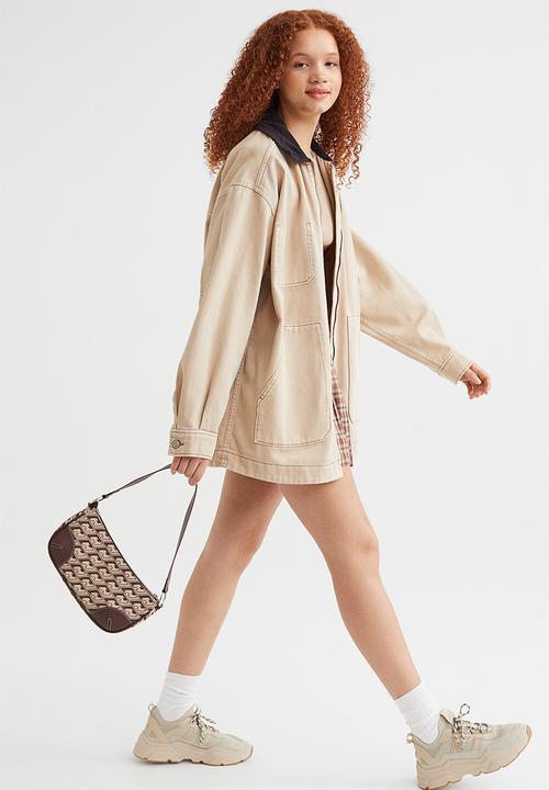 H&M - Small shoulder bag - brown/patterned
