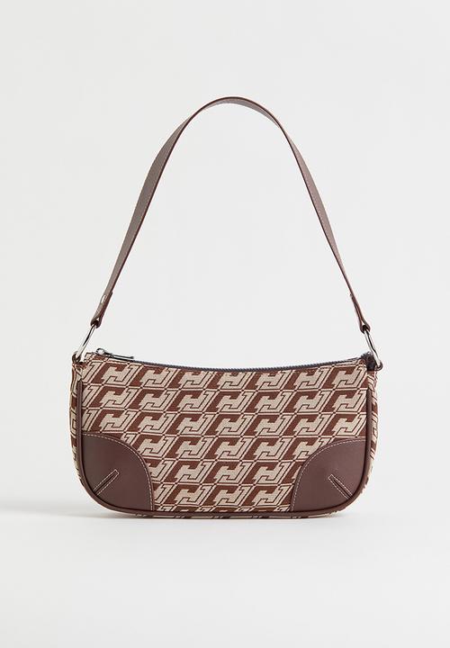H&M - Small shoulder bag - brown/patterned
