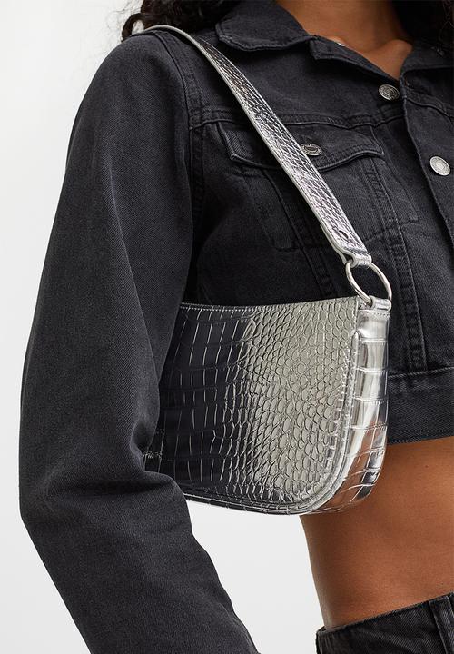H&M - Small shoulder bag - silver-coloured