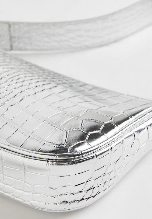H&M - Small shoulder bag - silver-coloured