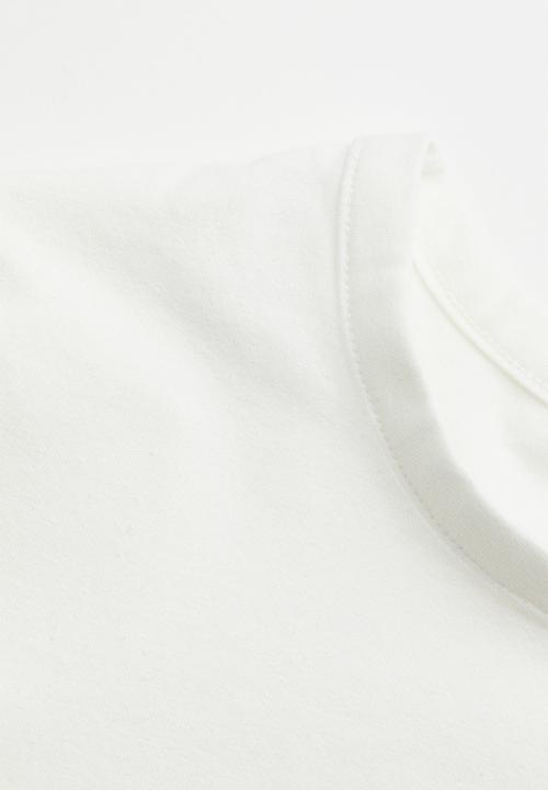H&M - Cotton jersey T-shirt - white