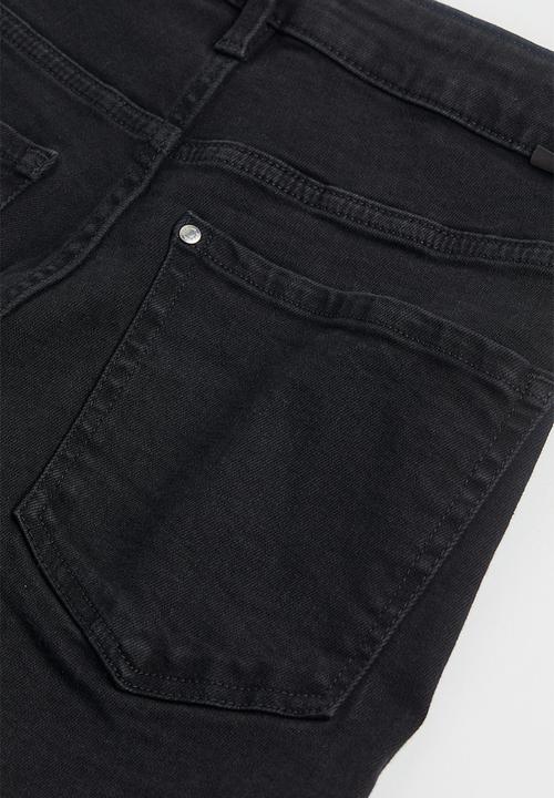 H&M - True to you skinny high jeans - black