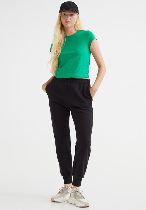 H&M - Cotton jersey T-shirt - green