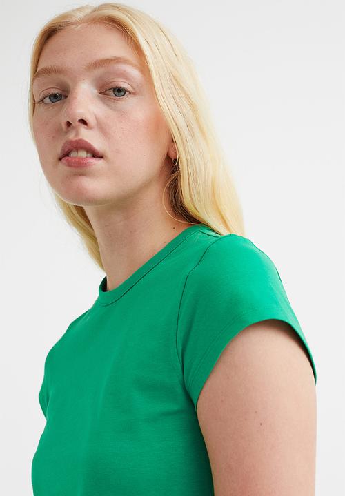 H&M - Cotton jersey T-shirt - green