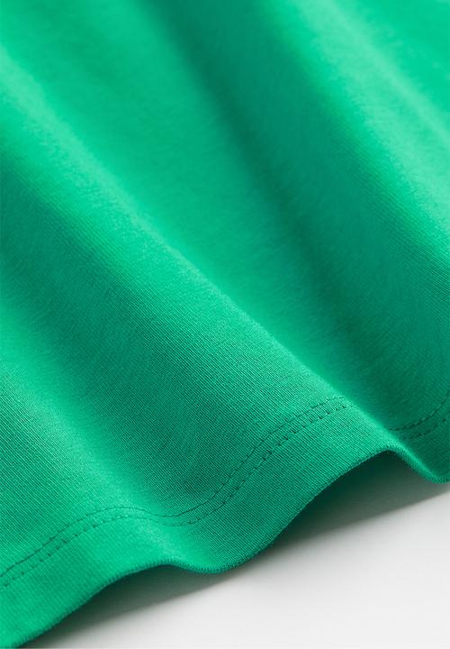 H&M - Cotton jersey T-shirt - green