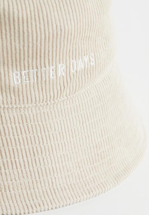 H&M - Bucket hat - light beige/better days