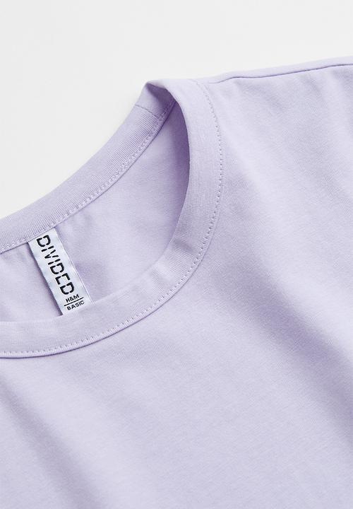 H&M - Cotton jersey T-shirt - light purple