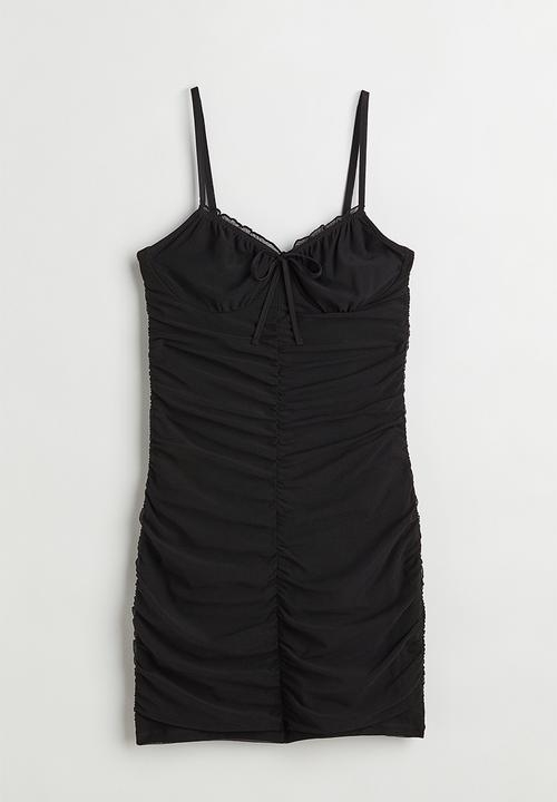 H&M - Draped dress - black