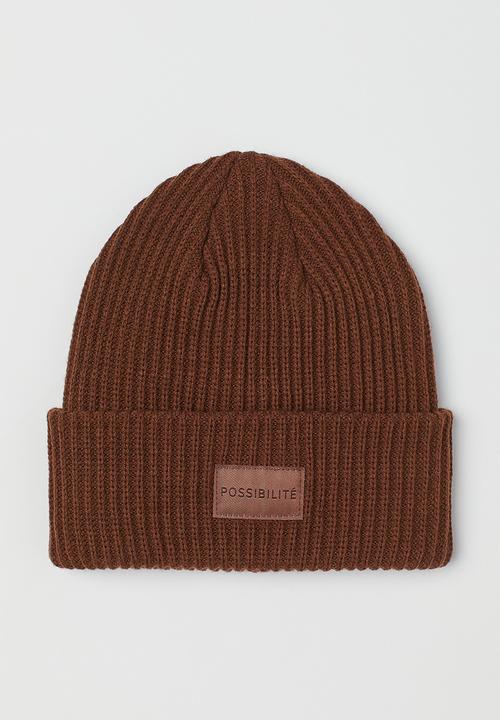 H&M - Knitted hat - dark brown