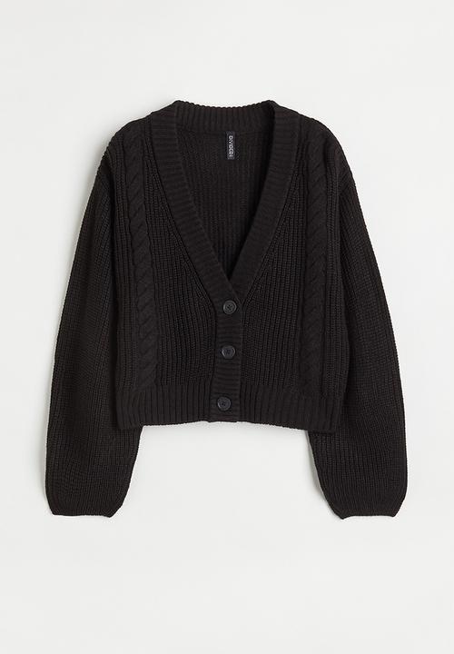 H&M - Knitted cardigan - black
