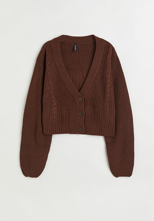 H&M - Knitted cardigan - dark brown