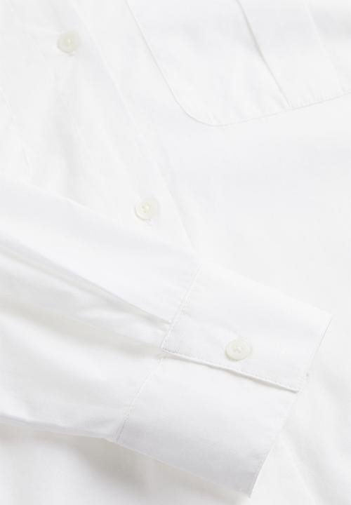 H&M - Poplin shirt - white