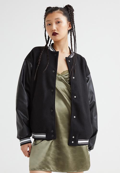 H&M - Baseball jacket - black