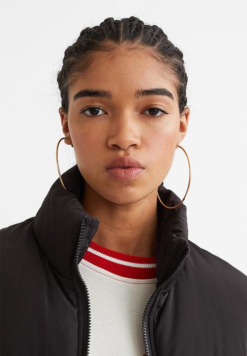 H&M - Puffer gilet - black 