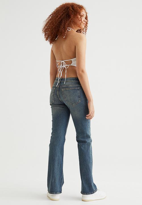 H&M - Flare low jeans - denim blue