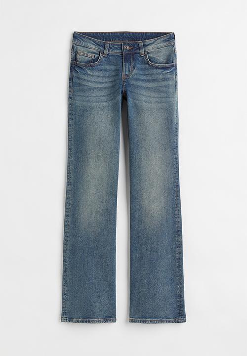 H&M - Flare low jeans - denim blue
