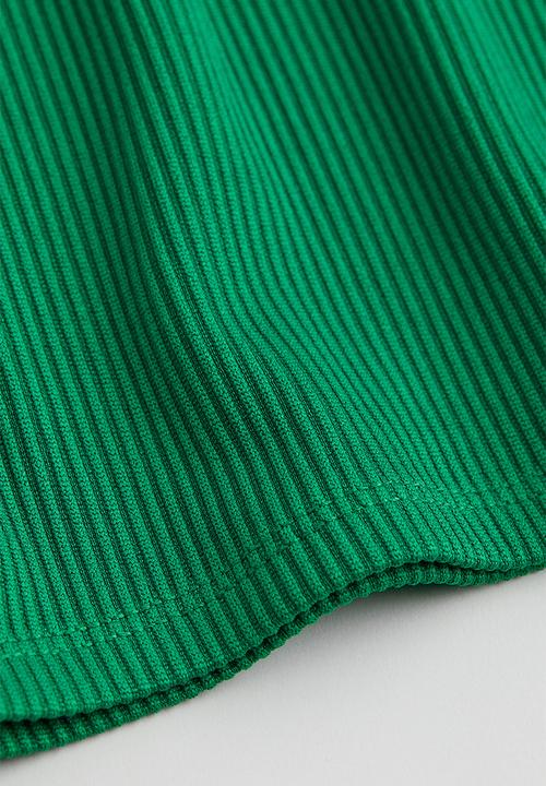 H&M - Open-backed bodycon dress - green