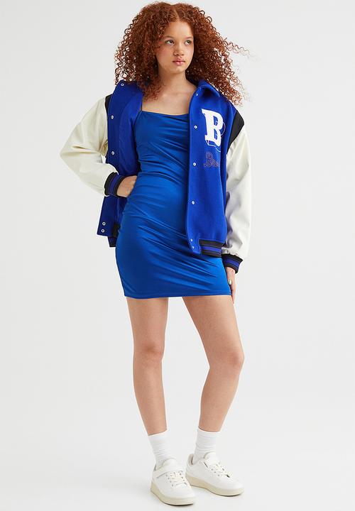 H&M - Open-backed bodycon dress - royal blue