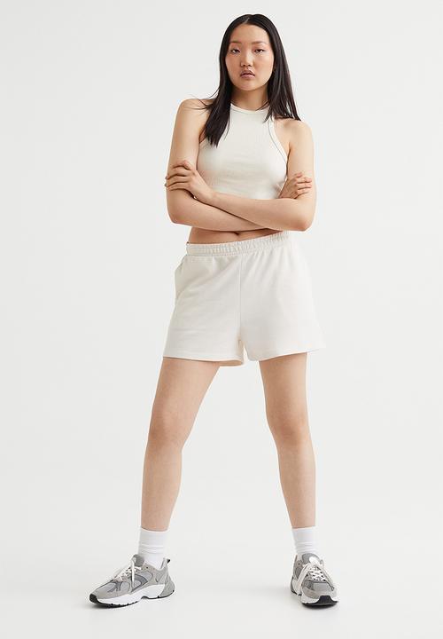 H&M - Ribbed vest top - cream