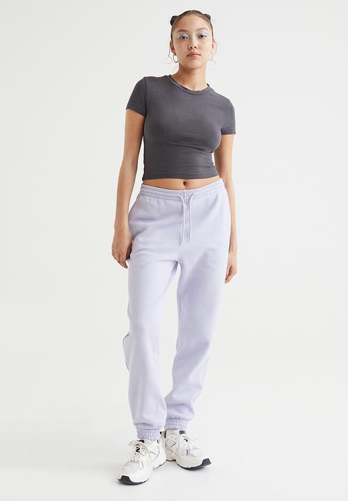 H&M - Cropped top - charcoal grey