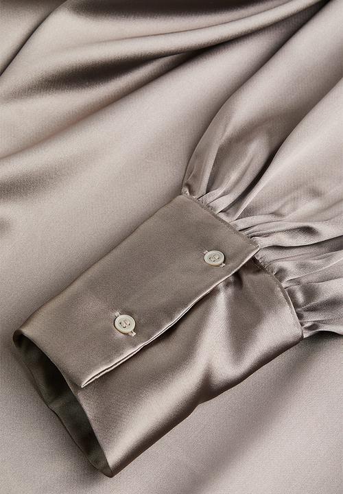 H&M - Satin dress - grey