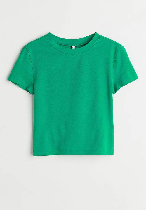 H&M - Cropped top - green