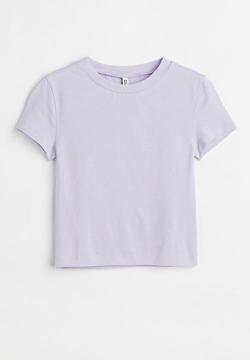 H&M - Cropped top - light purple