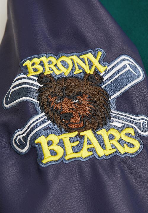 H&M - Baseball jacket - dark green/bronx bears