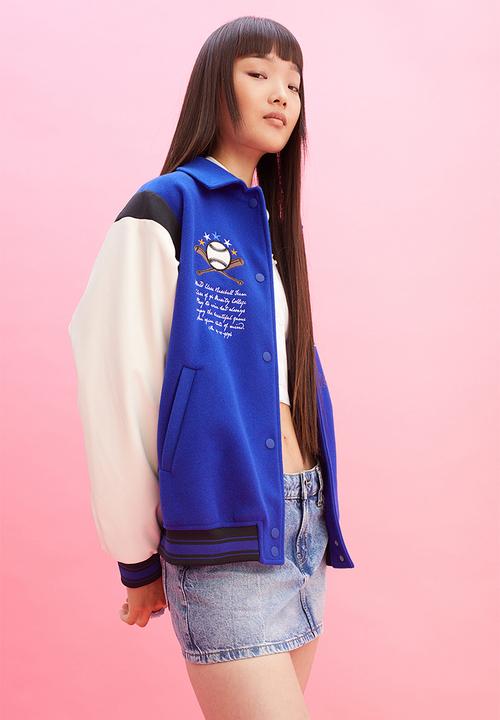 H&M - Baseball jacket - bright blue/brooklyn
