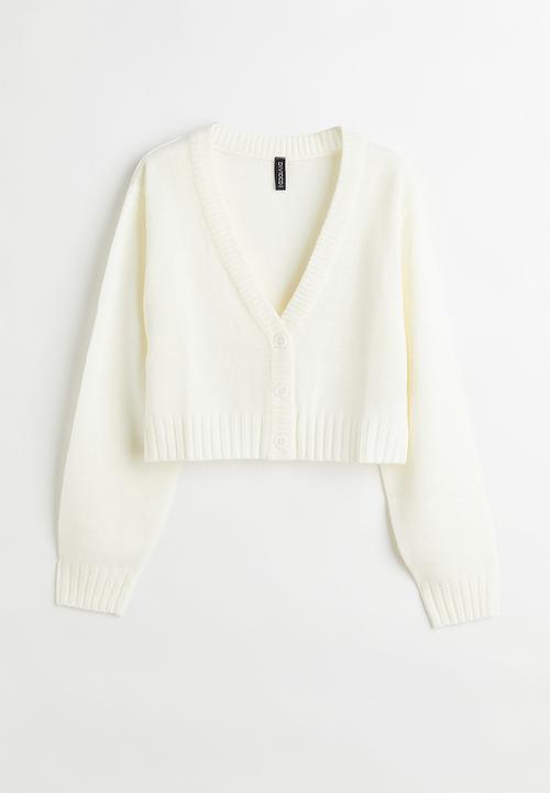 H&M - Short cardigan - cream