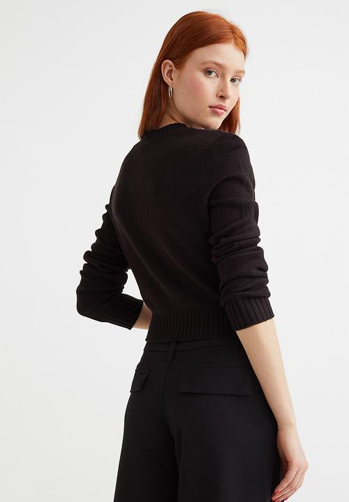H&M - Fine-knit jumper - black
