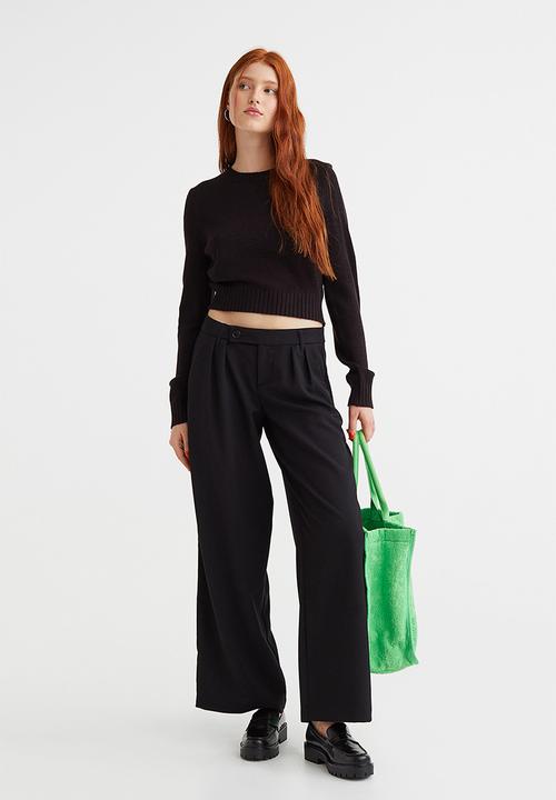 H&M - Fine-knit jumper - black