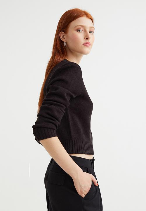 H&M - Fine-knit jumper - black