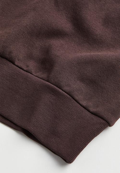 H&M - Hoodie - dark brown