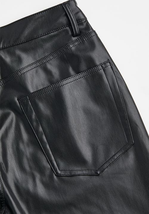 H&M - 90s Straight trousers - black