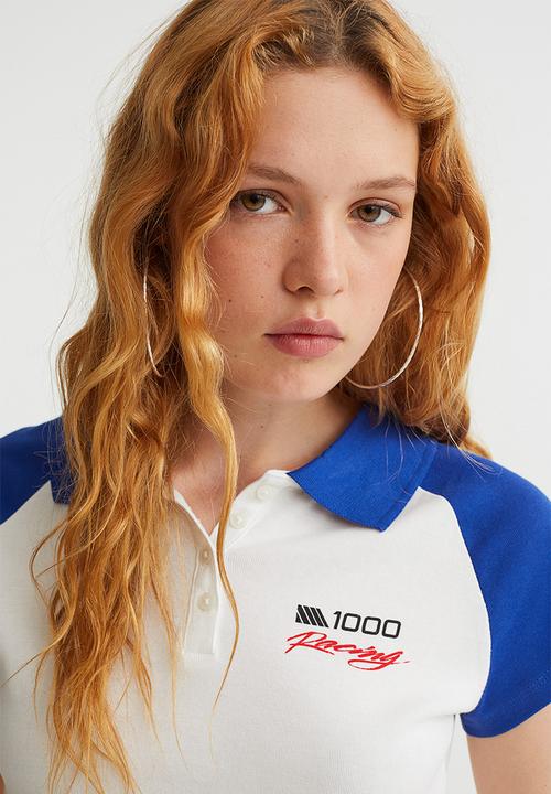 H&M - Polo shirt - bright blue/block-coloured