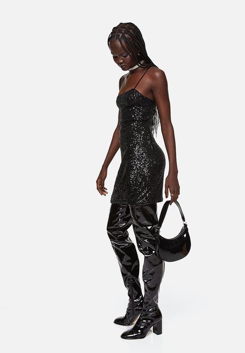H&M - Sequined dress - black