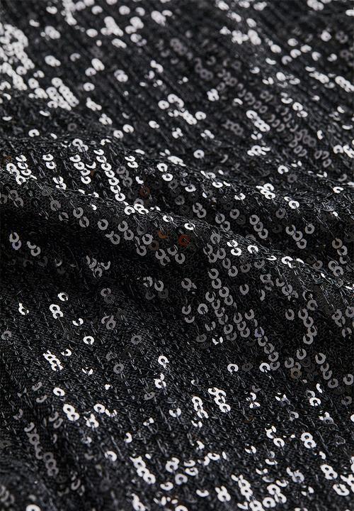 H&M - Sequined dress - black